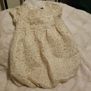 GAP Toddler gold holiday dress